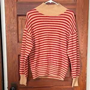 Ann Taylor Weekend Striped Sweater size Large